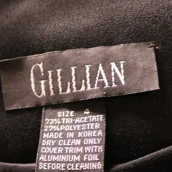 Elegant Gillian Black Pearl Suit #320 - Picture 3 of 6